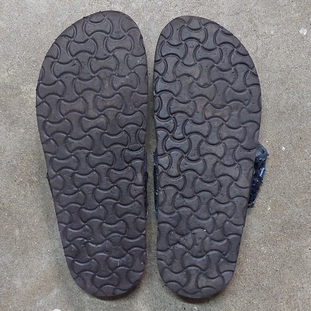Gorgeous jeweled thong sandal, Size: 9M, color: Navy Blue - Picture 5 of 7